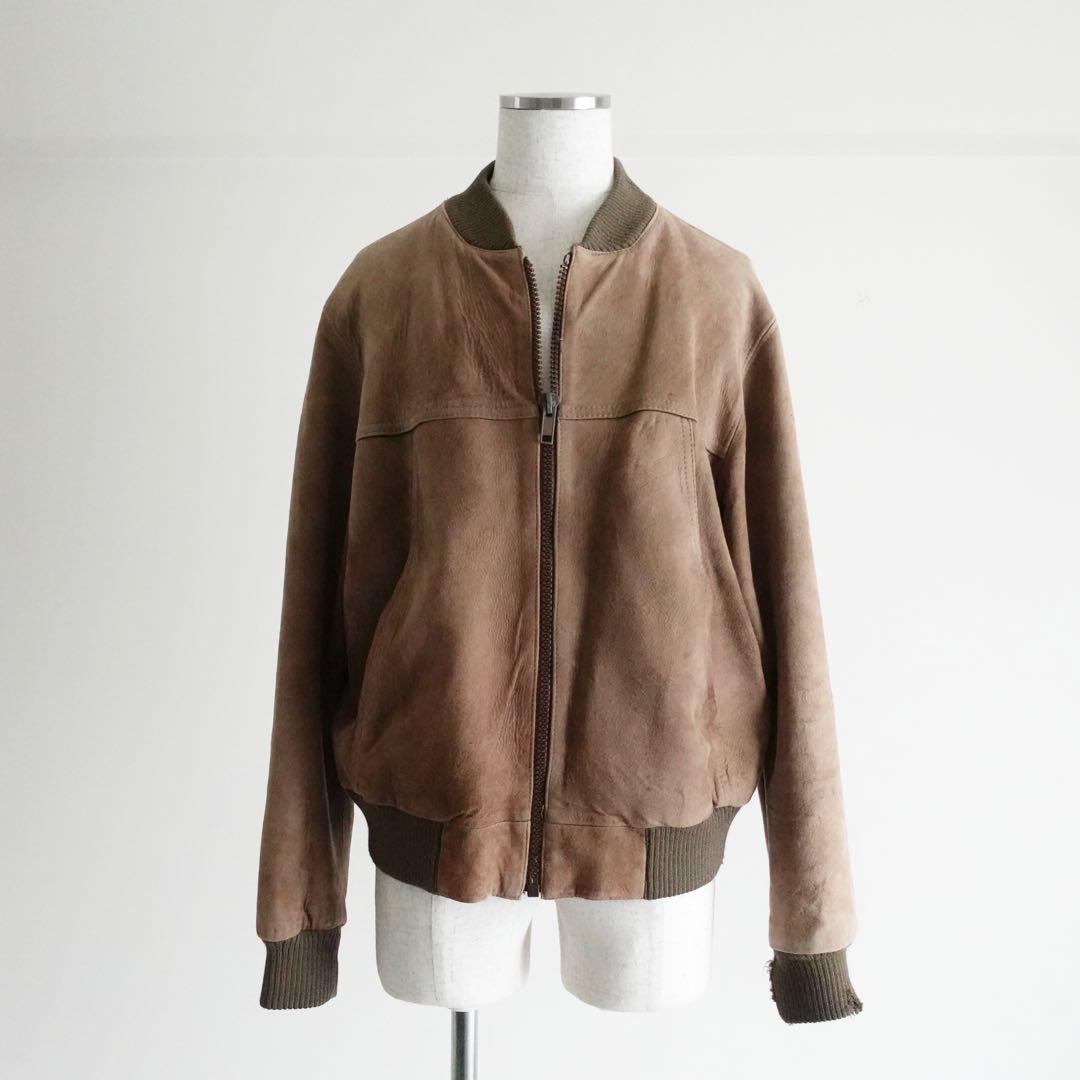 ジャケット・アウター 1970s80s Euro Vintage Suede BomberJacket