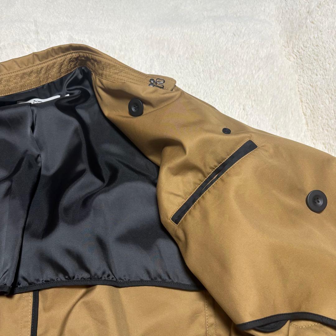 極美品　コーチ メンズ トレンチコート ロングコート ベージュ　Lサイズ