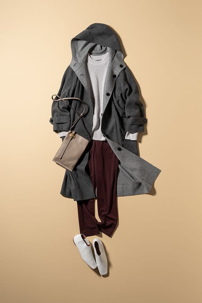 theory luxeリバーシブルコート