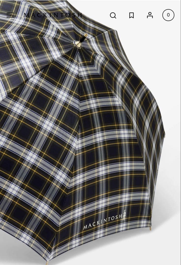 【Macintosh】ヘリオット ワンギー ハンドル スティック アンブレラ