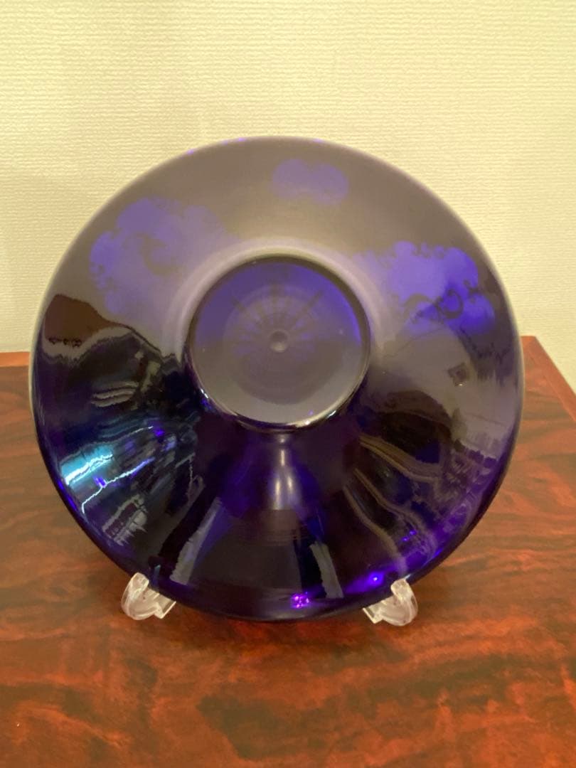 レア　ムラノガラスハイエナメル　大皿　飾り皿　ベネチア　ヴェネチア