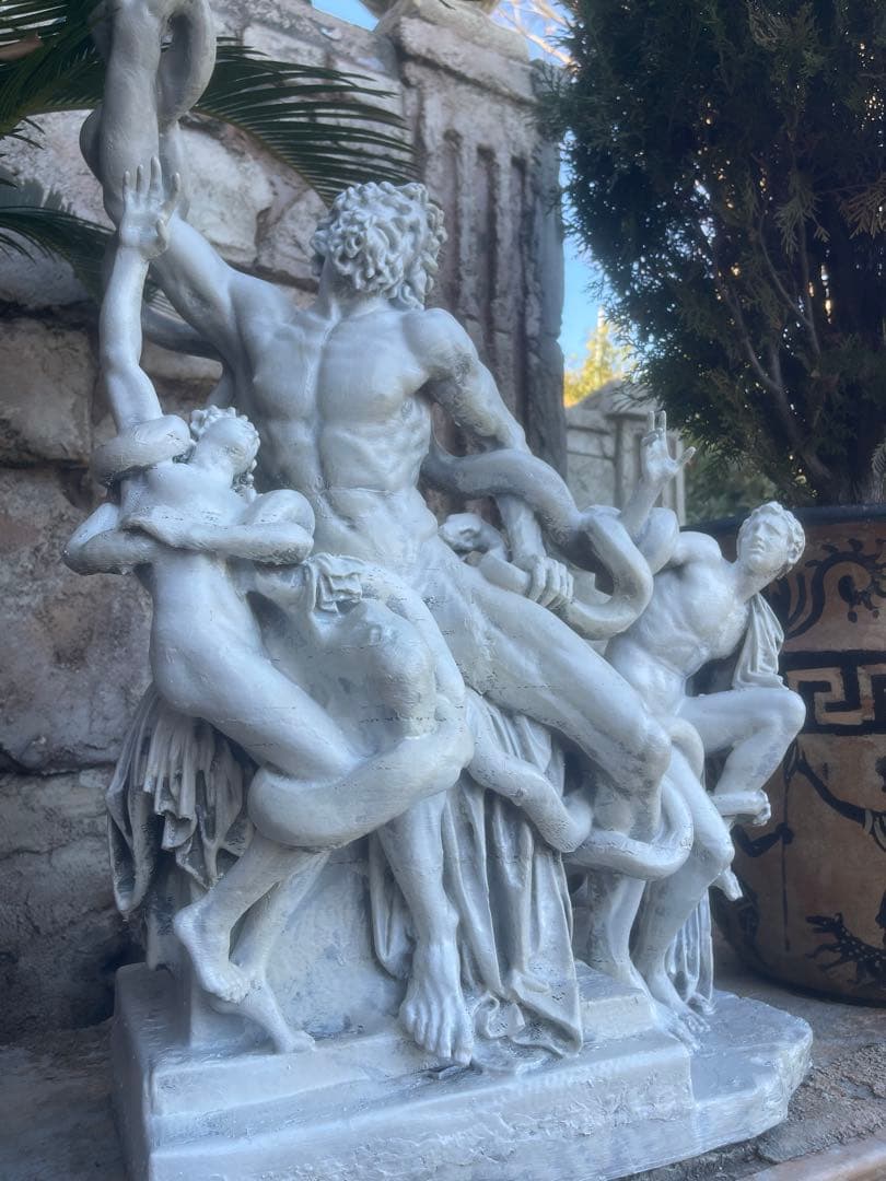 ラオコーン高さ:60cm,イタリア語:Gruppo del Laocoonte