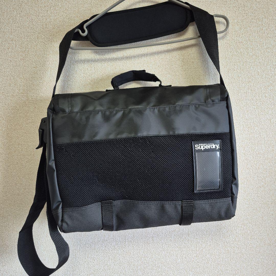 【タグ付き未使用】 Superdry 極度乾燥 Laptop ショルダーバッグ