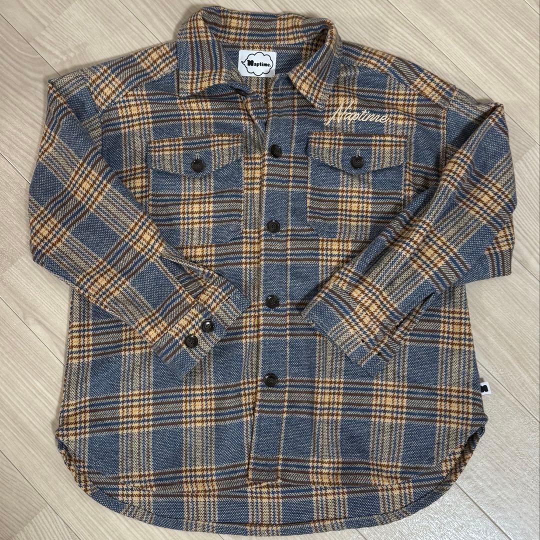 Naptim. (Nissy)チェック柄長袖シャツ
