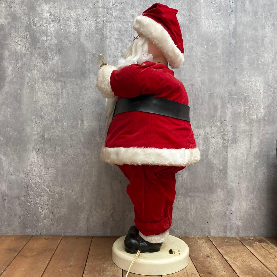 B-5 【希少/1990年製】ヴィンテージ 動くサンタクロース 卓上オブジェ