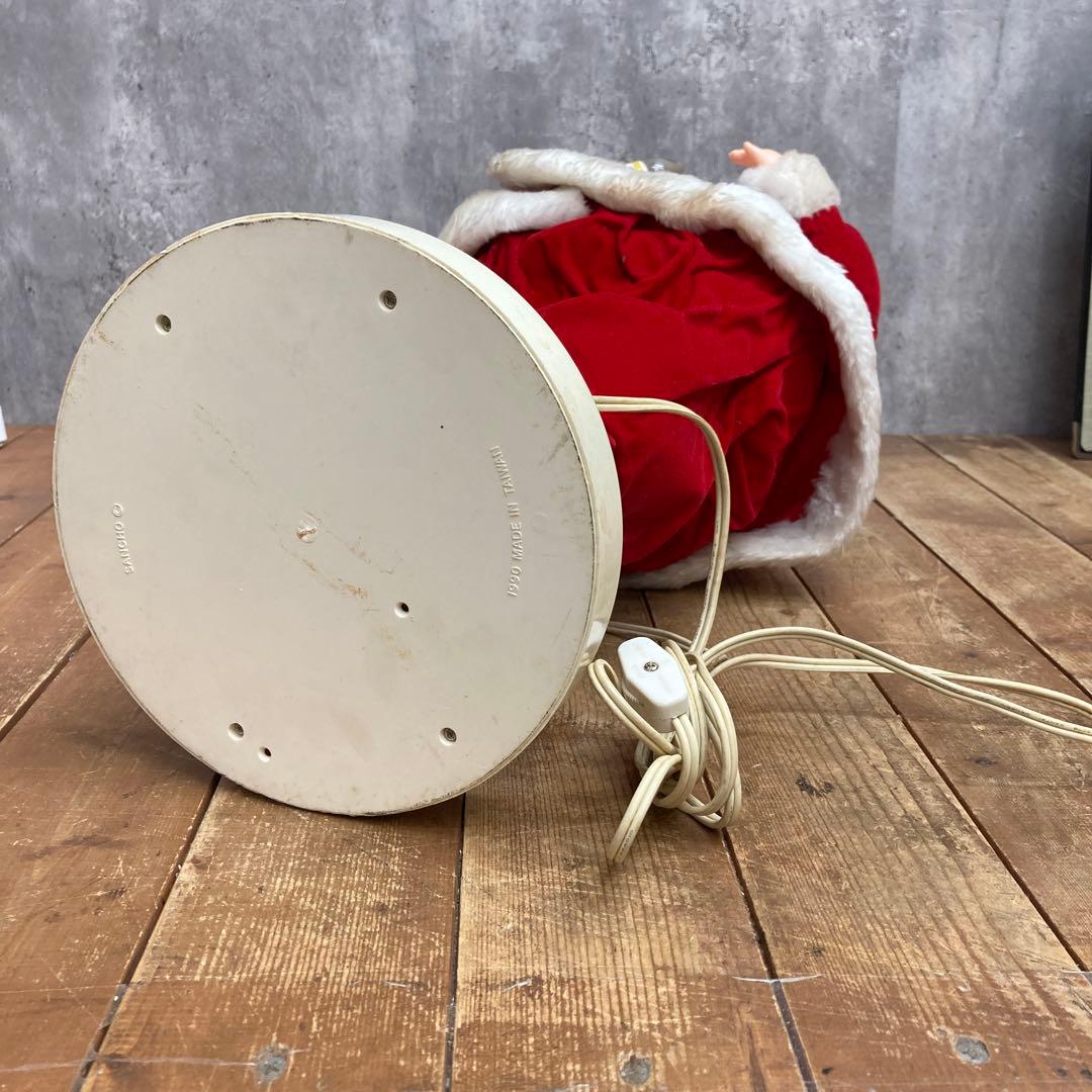 B-5 【希少/1990年製】ヴィンテージ 動くサンタクロース 卓上オブジェ