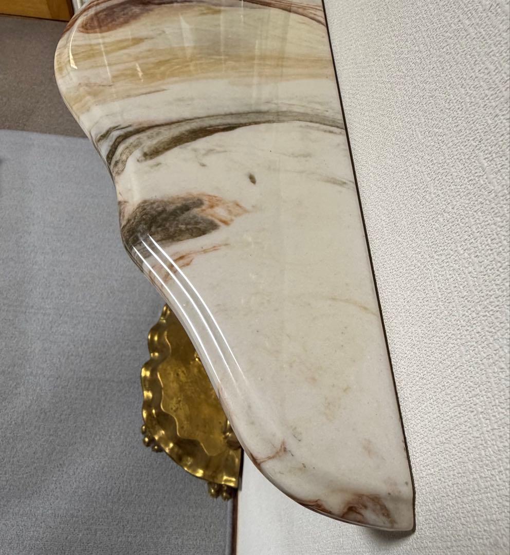 西洋アンティーク コンソール テーブル 金彩装飾 ドレッサー 台