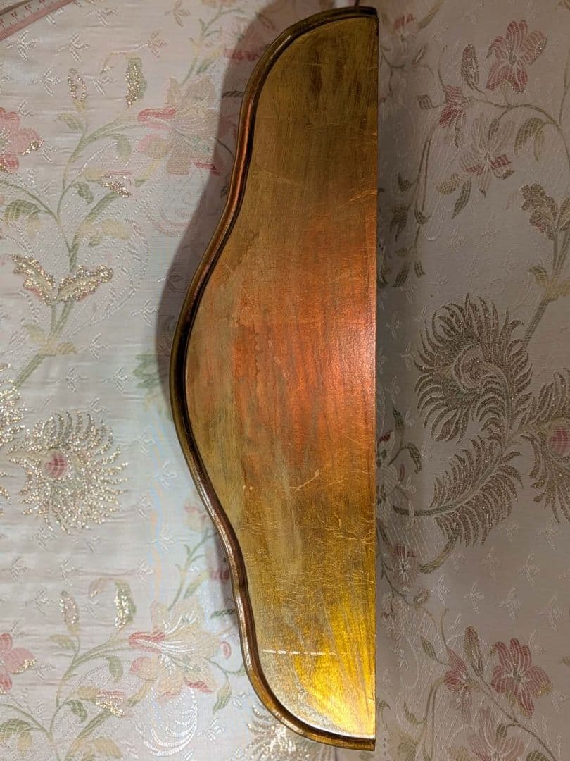 アンティーク イタリー製 木製 ウォールコンソール 横48×奥行13㎝