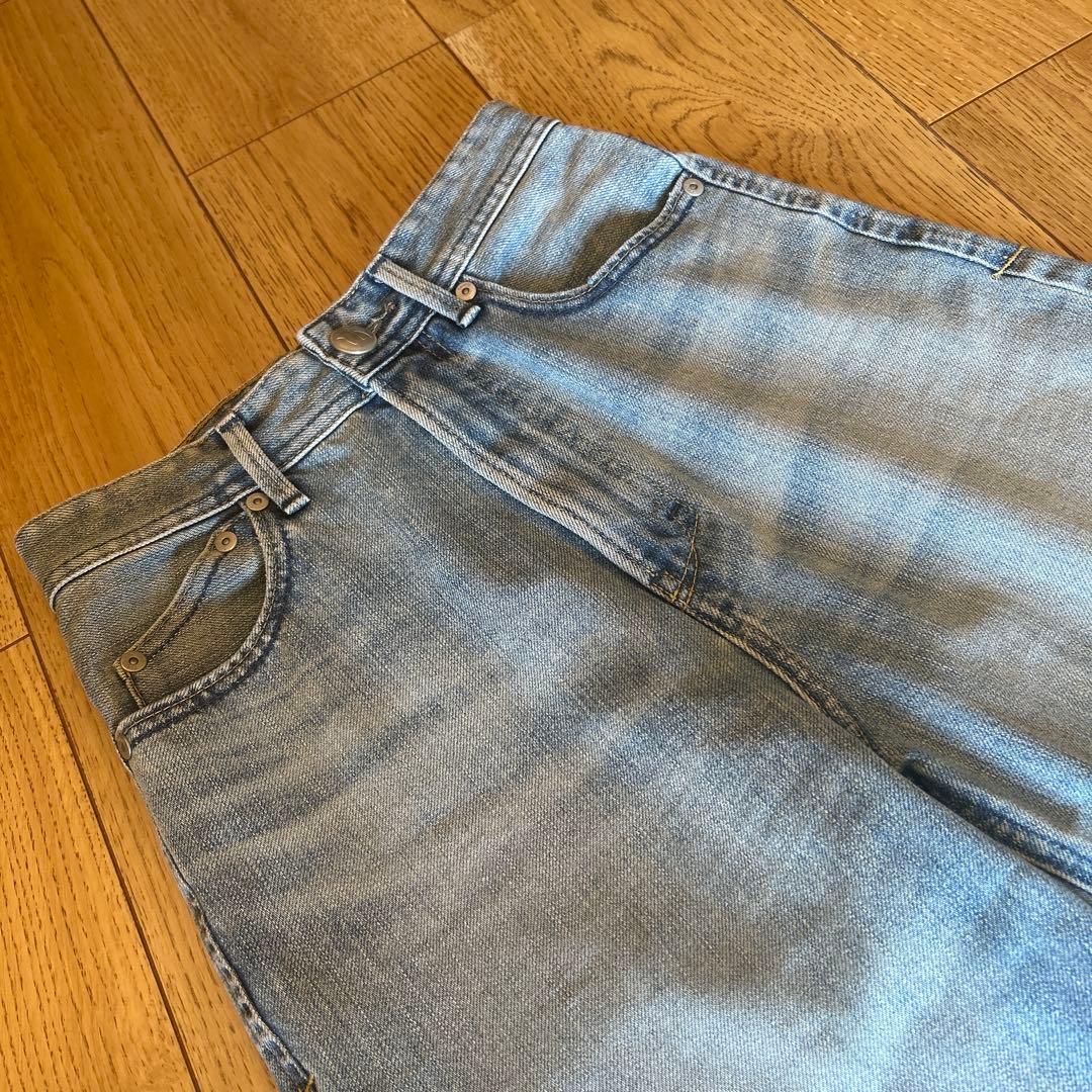 ヤヌーク　YANUK LEA TVS ボーイズストレートデニム　23 美品