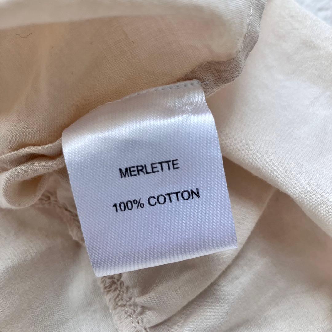 Merlette マーレットSOLIMAN ソリマン ライトベージュ ワンピース