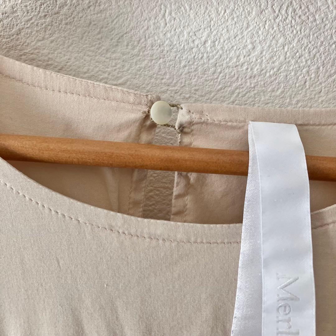 Merlette マーレットSOLIMAN ソリマン ライトベージュ ワンピース