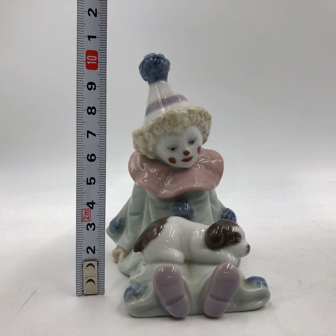 3AAM36 箱付き LLADROリヤドロ　ピエロ　「仔犬を持つピエロ」