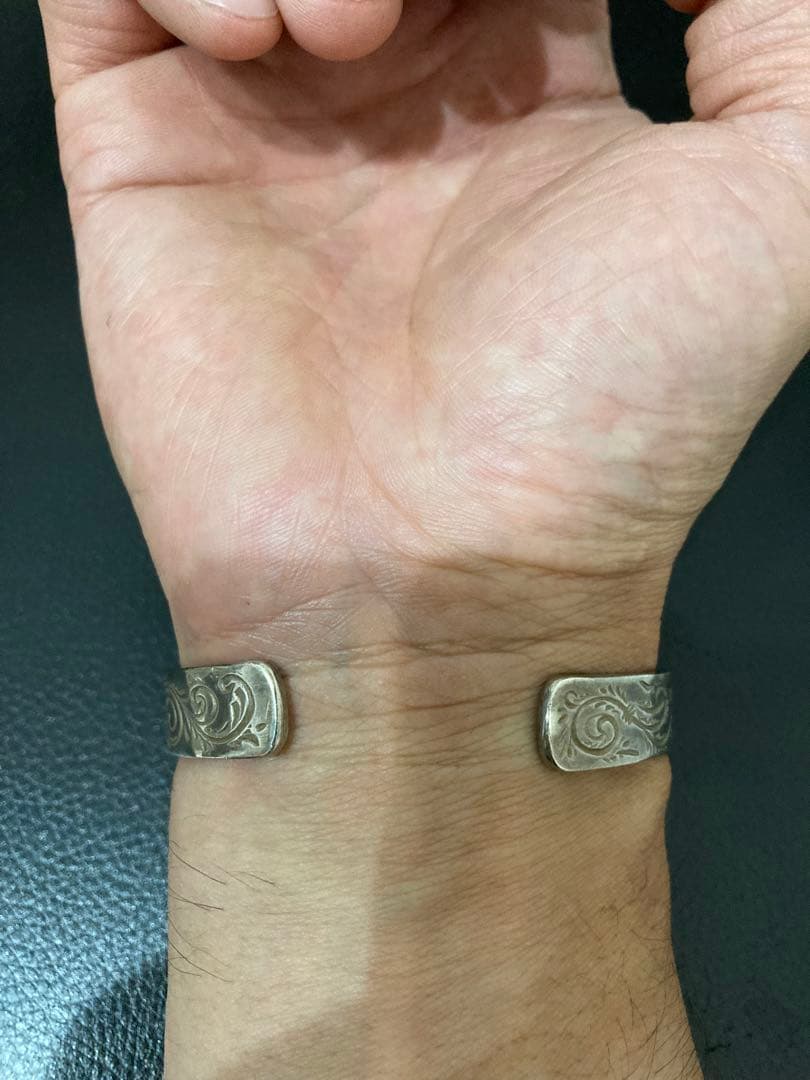 IndianGhostOki 桜と唐草のバングル （インディアンゴースト）