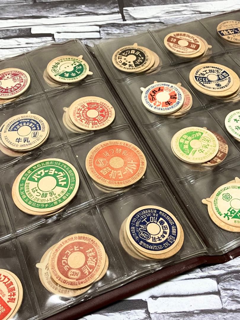 牛乳瓶のフタ　メンコ　蓋【154枚セット】