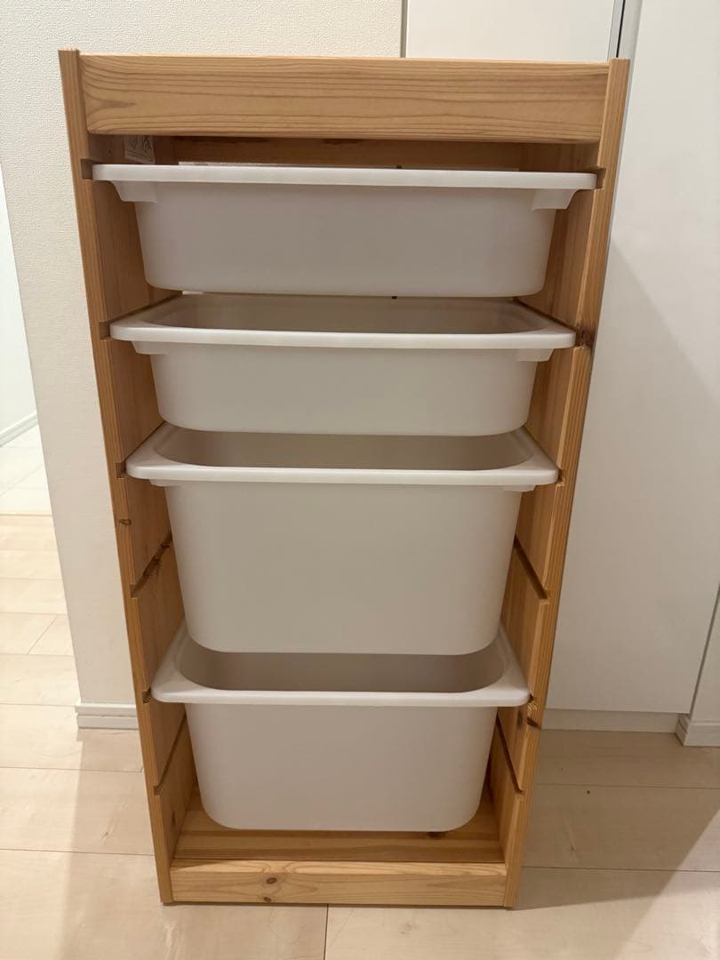 IKEA トロファスト 収納ボックスつき TROFAST ホワイト