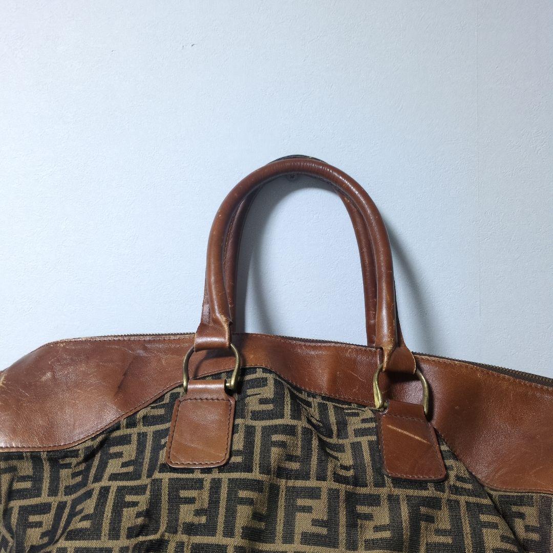 FENDI フェンデイ トートバッグ ズッカ柄 肩掛け ビンテージ ボストン