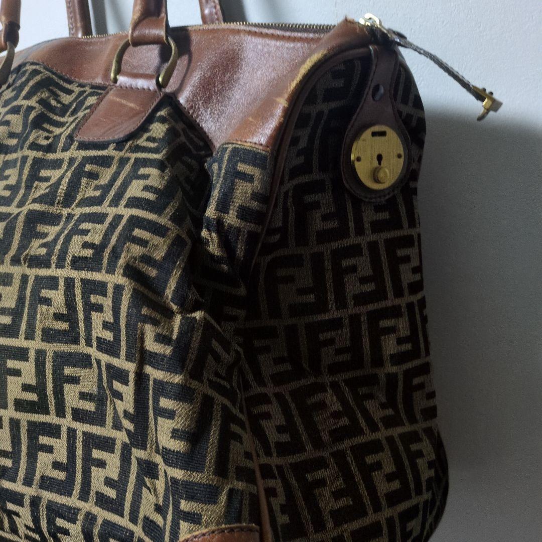 FENDI フェンデイ トートバッグ ズッカ柄 肩掛け ビンテージ ボストン
