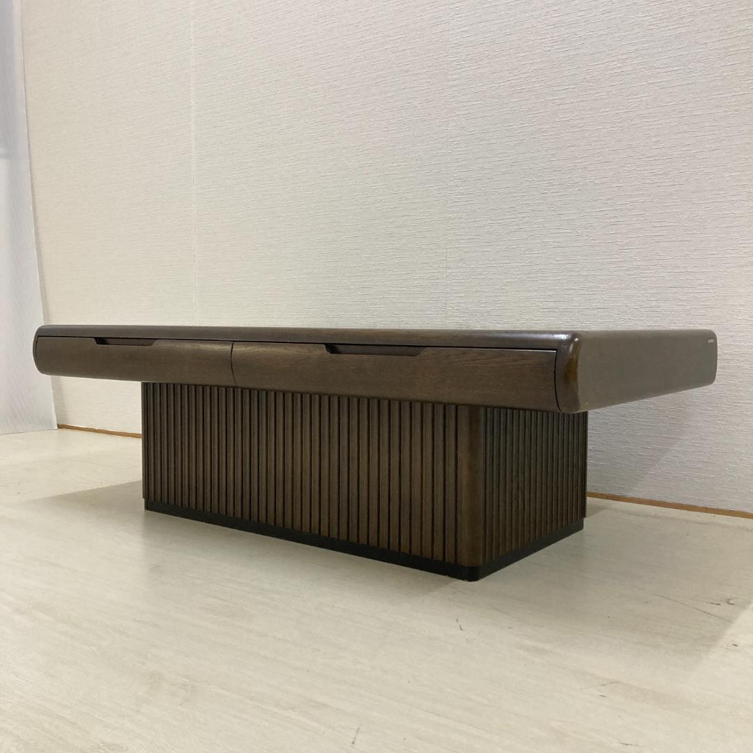 【カリモク】リビングテーブル　センターテーブル　引き出し付