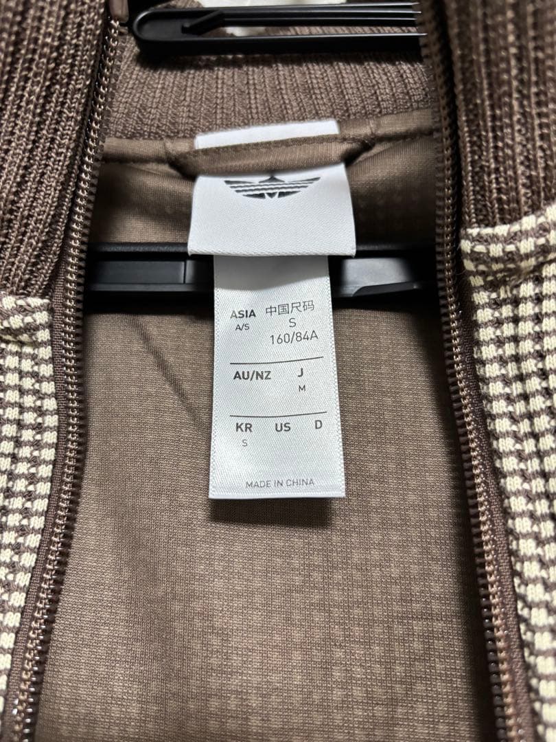 adidas クロップドジャケット M ブラウン