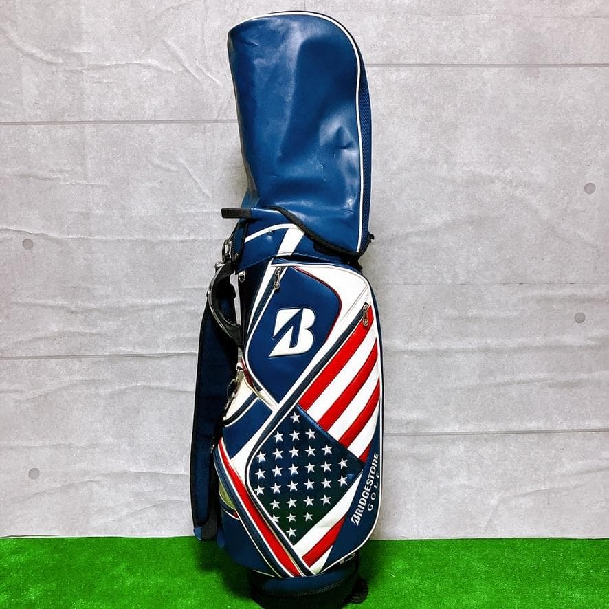 BRIDGESTONE ゴルフキャディバッグ 10型 スタンド式 メジャーモデル