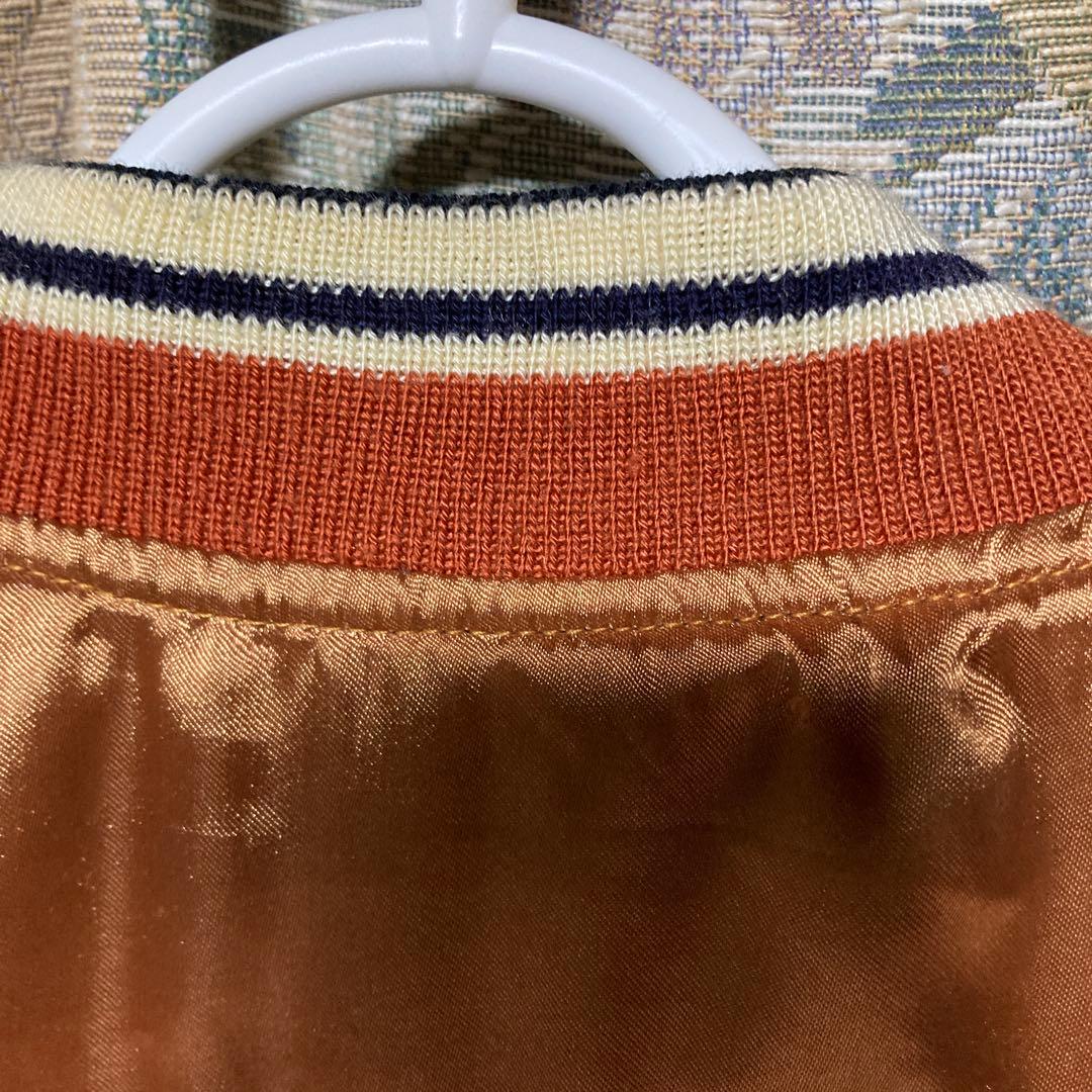 TEDCOMPANY・スカジャン・リバーシブル・別珍・40inc・ネイビー