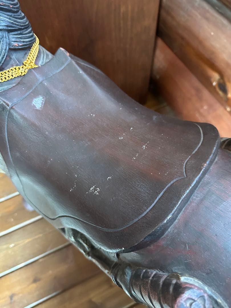 木製　大きな馬のオブジェ　希少品　クリスマスに！素敵！