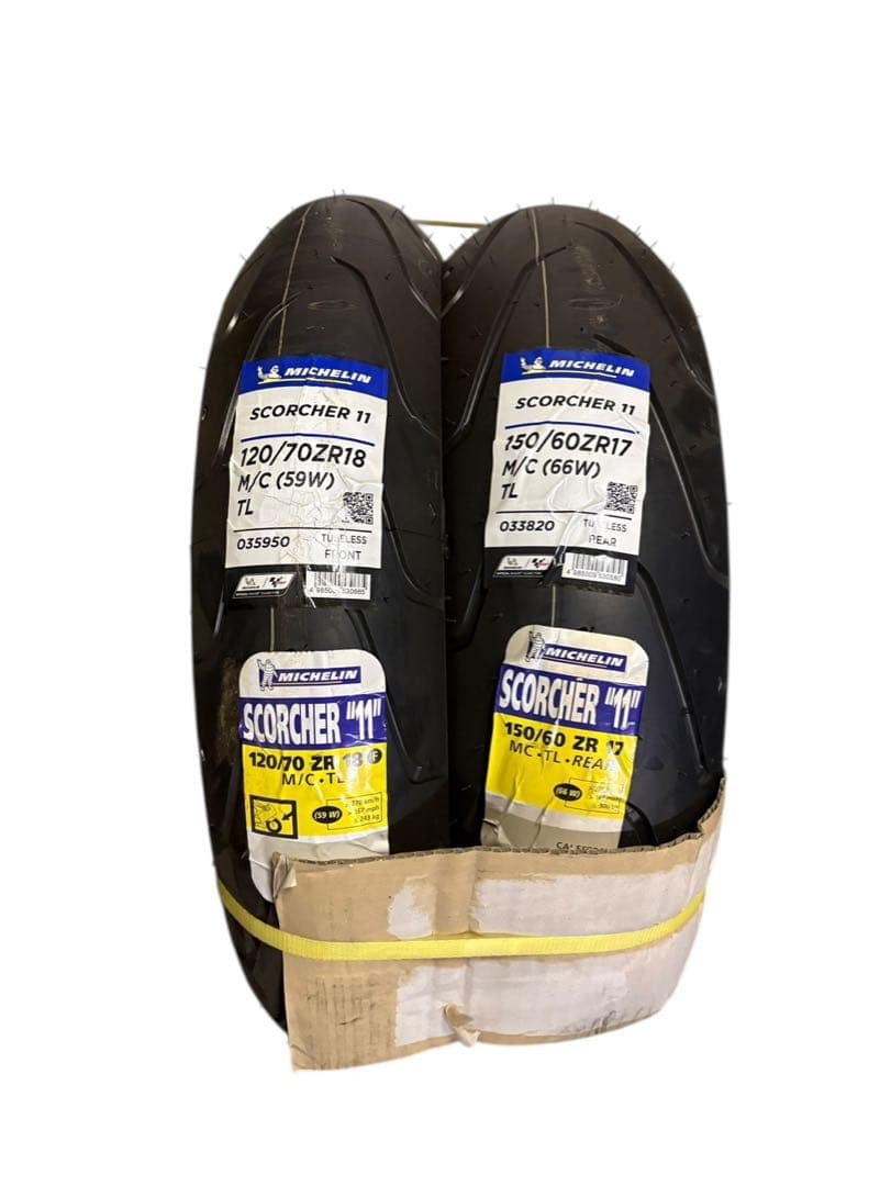 ・ミシュラン　スコッチャー11 150/60zr17 120/70zr18