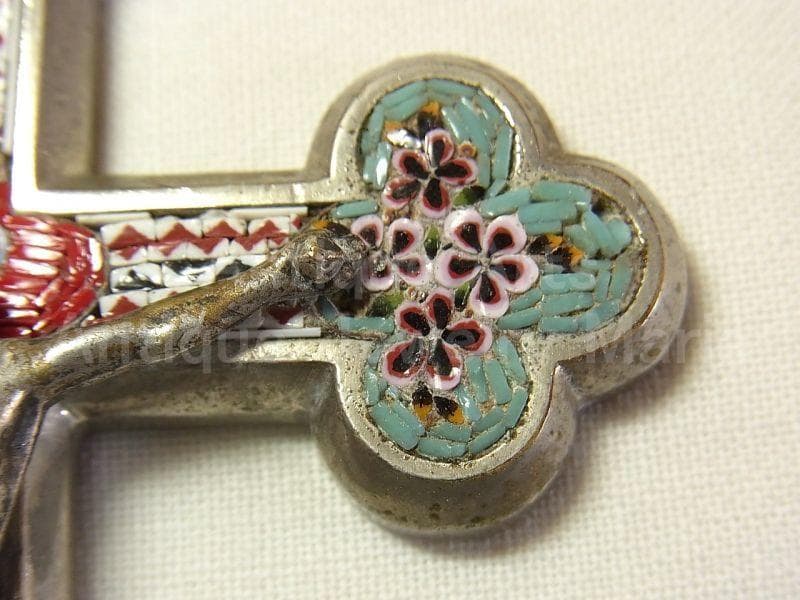 c1536イタリア マイクロモザイクタイル クロス 《大型サイズ（M）》