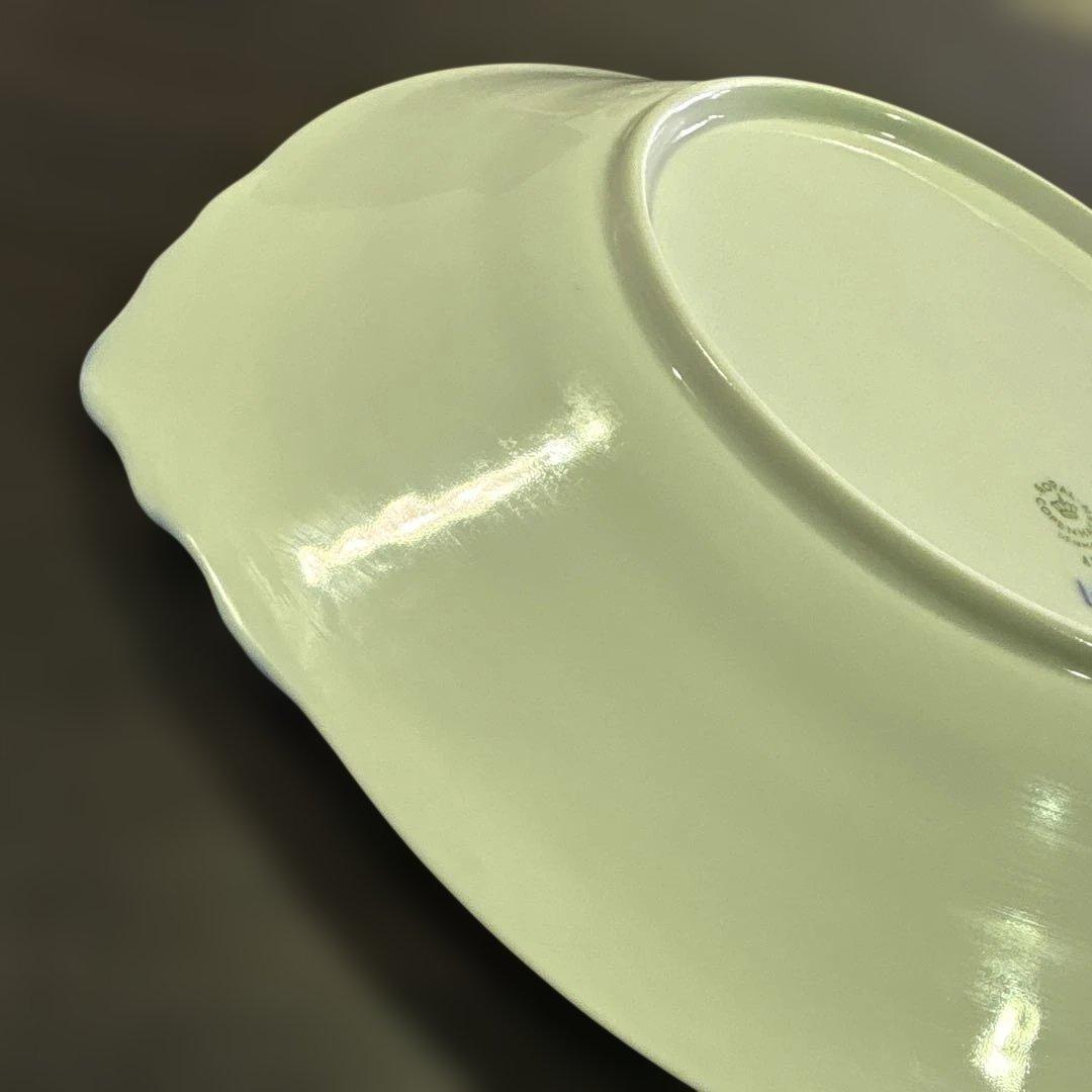 S2235 ロイヤルコペンハーゲン ハーフレース 耳付き大皿