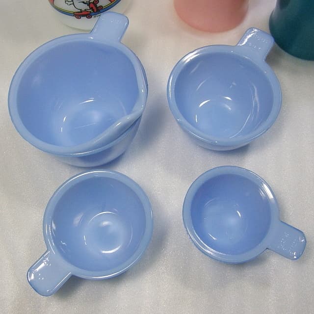 ジャネット デルファイトブルー メジャリング 4cup set 1930's