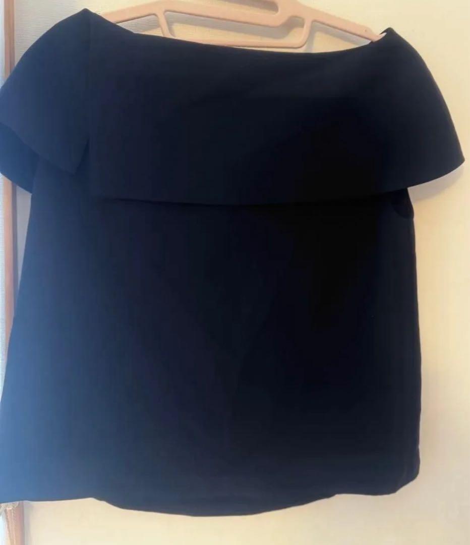 NOBLE ノーブル♡ケープブラウス　ブラック