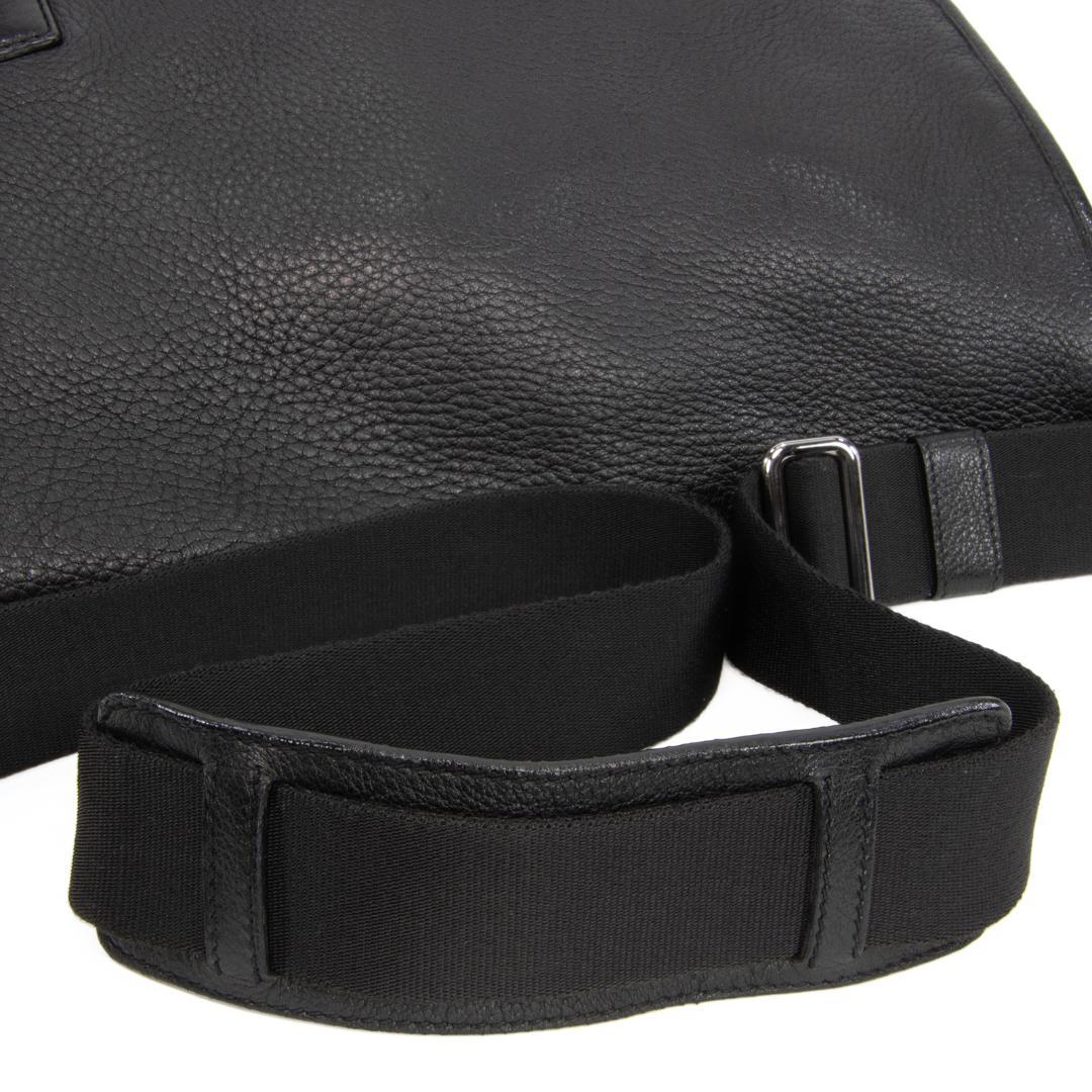 本物 プラダ ショルダーバッグ メンズ レディース 黒 斜め掛け 本革 レザー