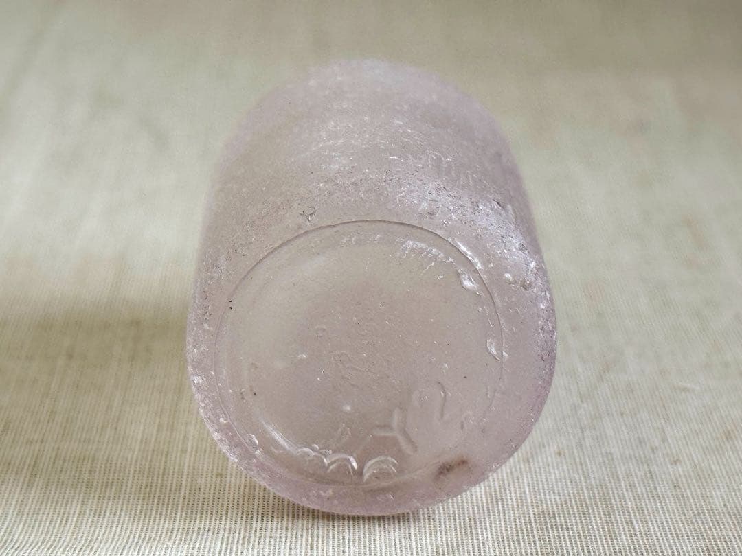 沖縄の海 奇跡の産物 ピンクのシーグラス瓶 激レア オブジェ シーグラスアート