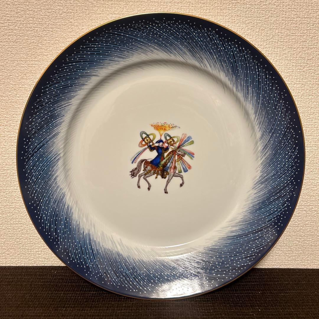 エルメス　花火師　ディナープレート　飾り皿　150周年