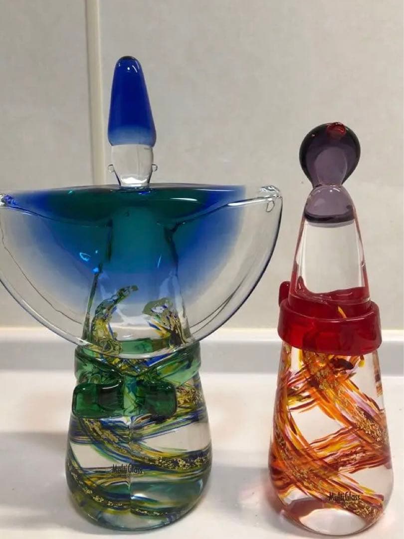 ガラス　立ち雛人形❤️すごく素敵