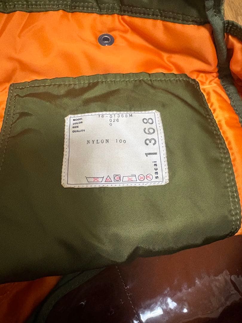 sacai porter tote large 2016年　ヘルメットバッグ