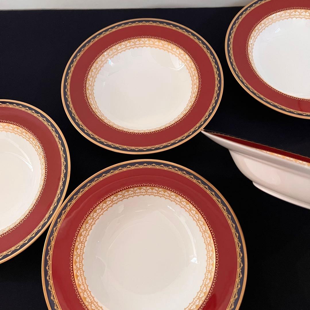 ノリタケ　マラカ　MALEKAH スープ皿　5枚