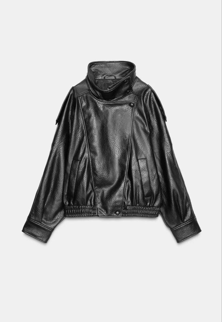 ZARAフェイクレザージャケット　Sサイズ