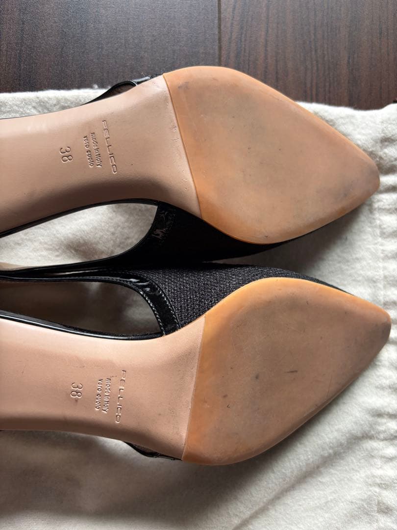 【極美品】PELLICO ペリーコ　ポインテッドトゥ　パンプス 38