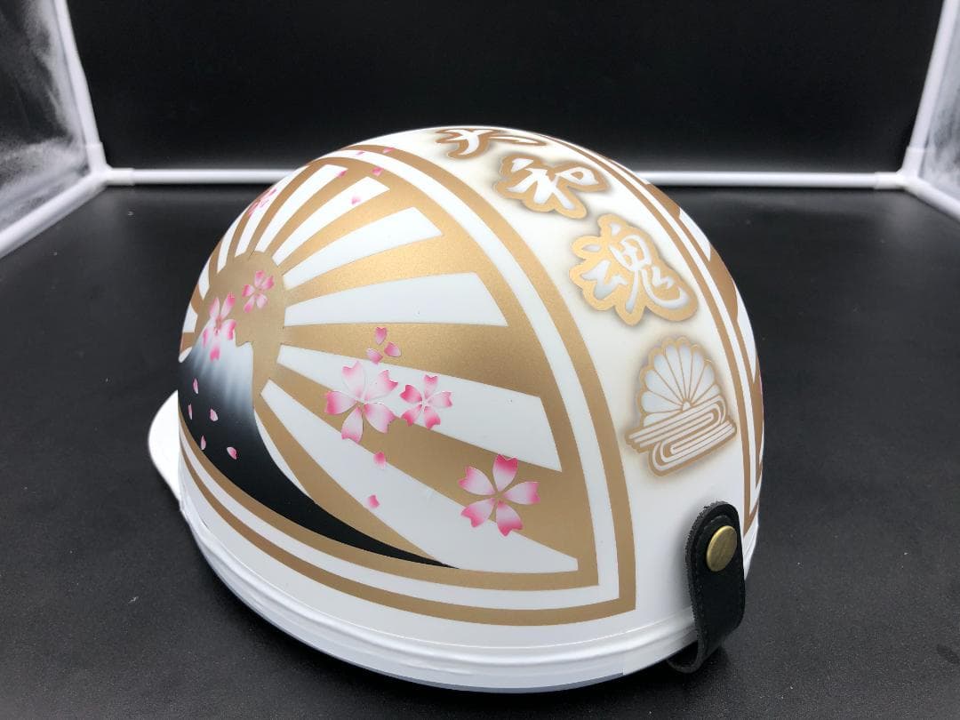 コルク半　カスタム　富士日章　三つボタン　白金　艶消し　桜　高級クリヤ送料無料