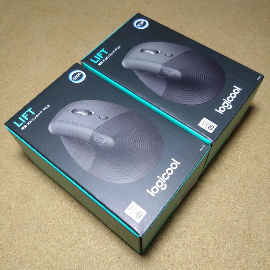 Logicool LIFT エルゴノミック マウス M800GR × 2台セット