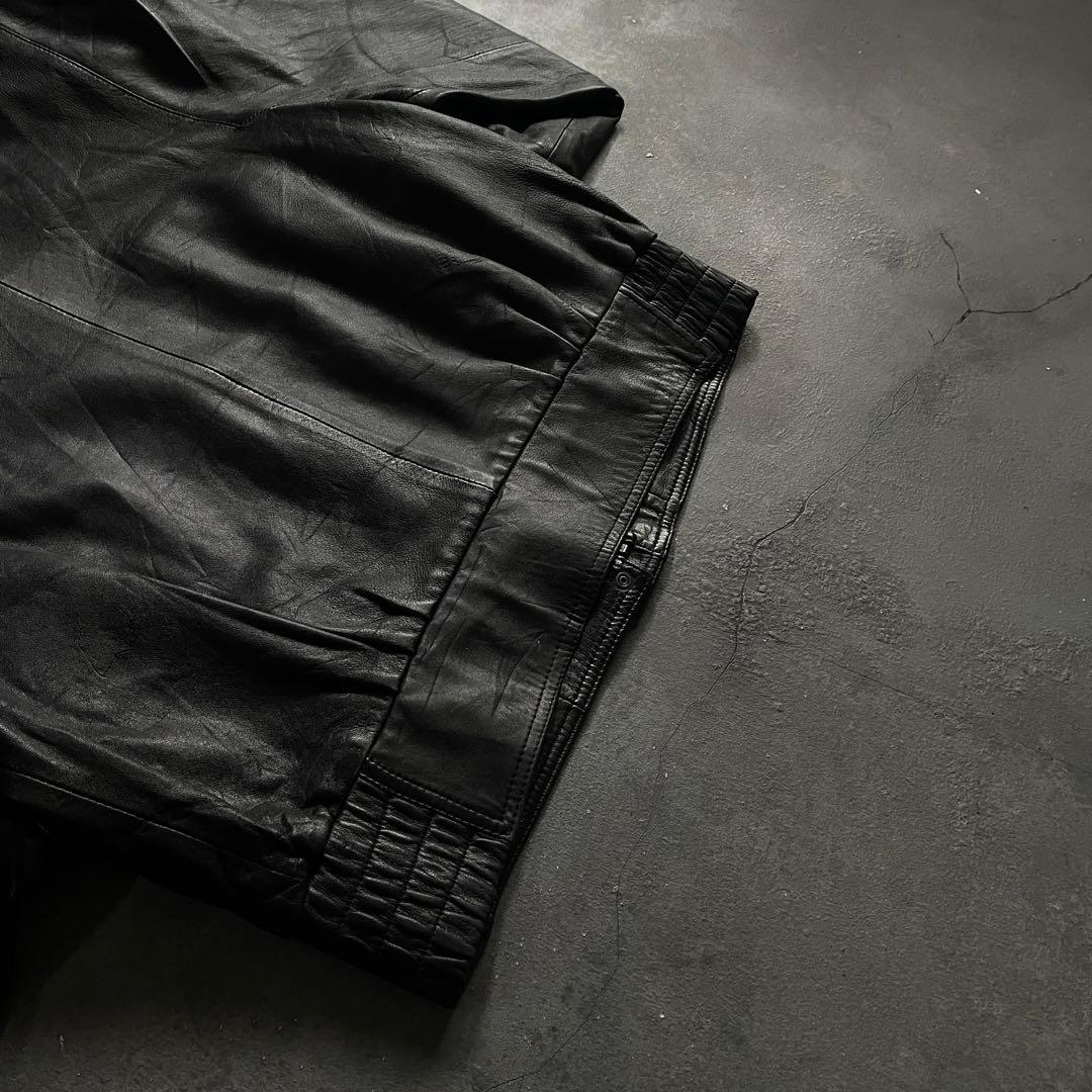 A-2“paris diffusion“本革“短丈“bomber jacket