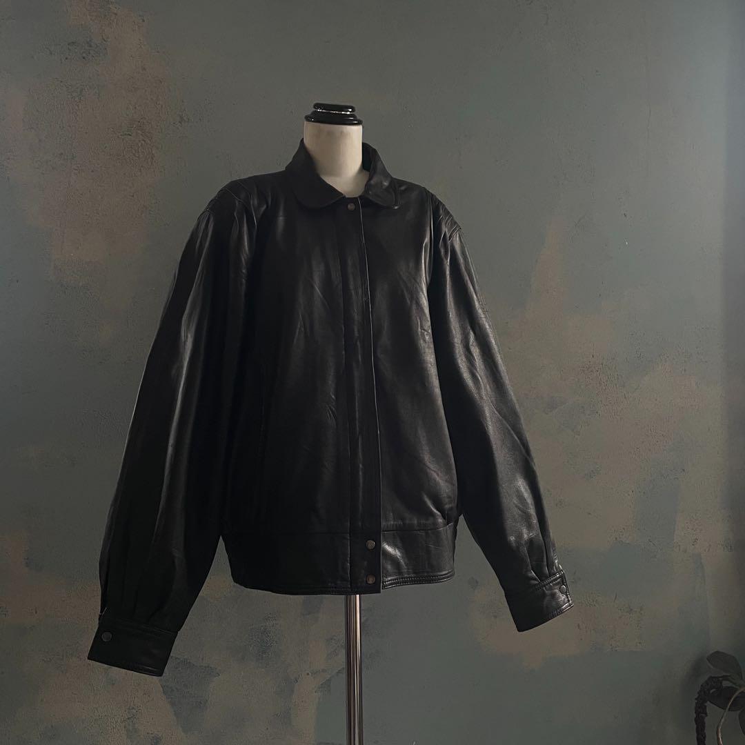 A-2“paris diffusion“本革“短丈“bomber jacket
