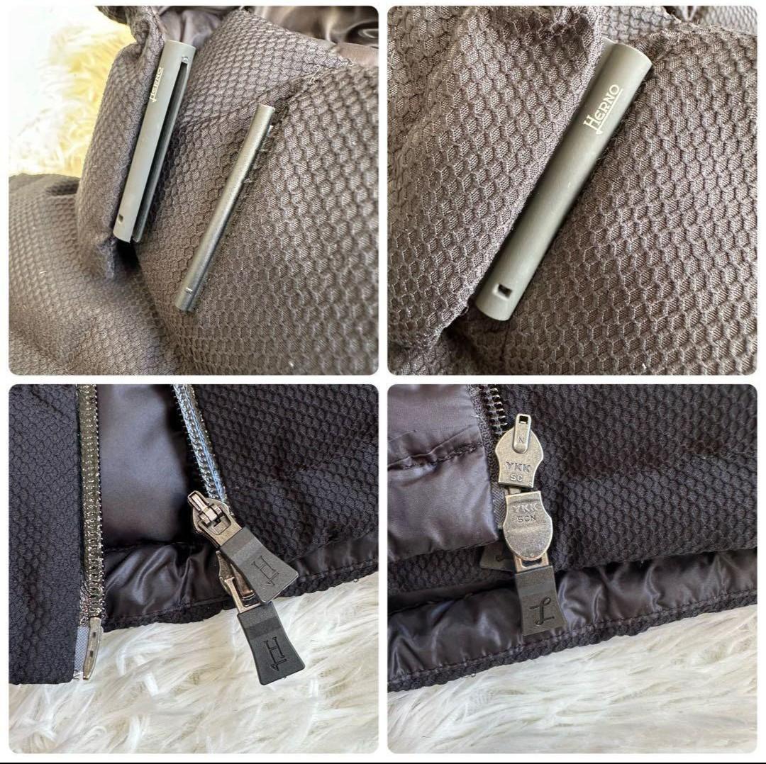 HERNO ヘルノ ラミナー 2way ロングダウンコート　ブラック