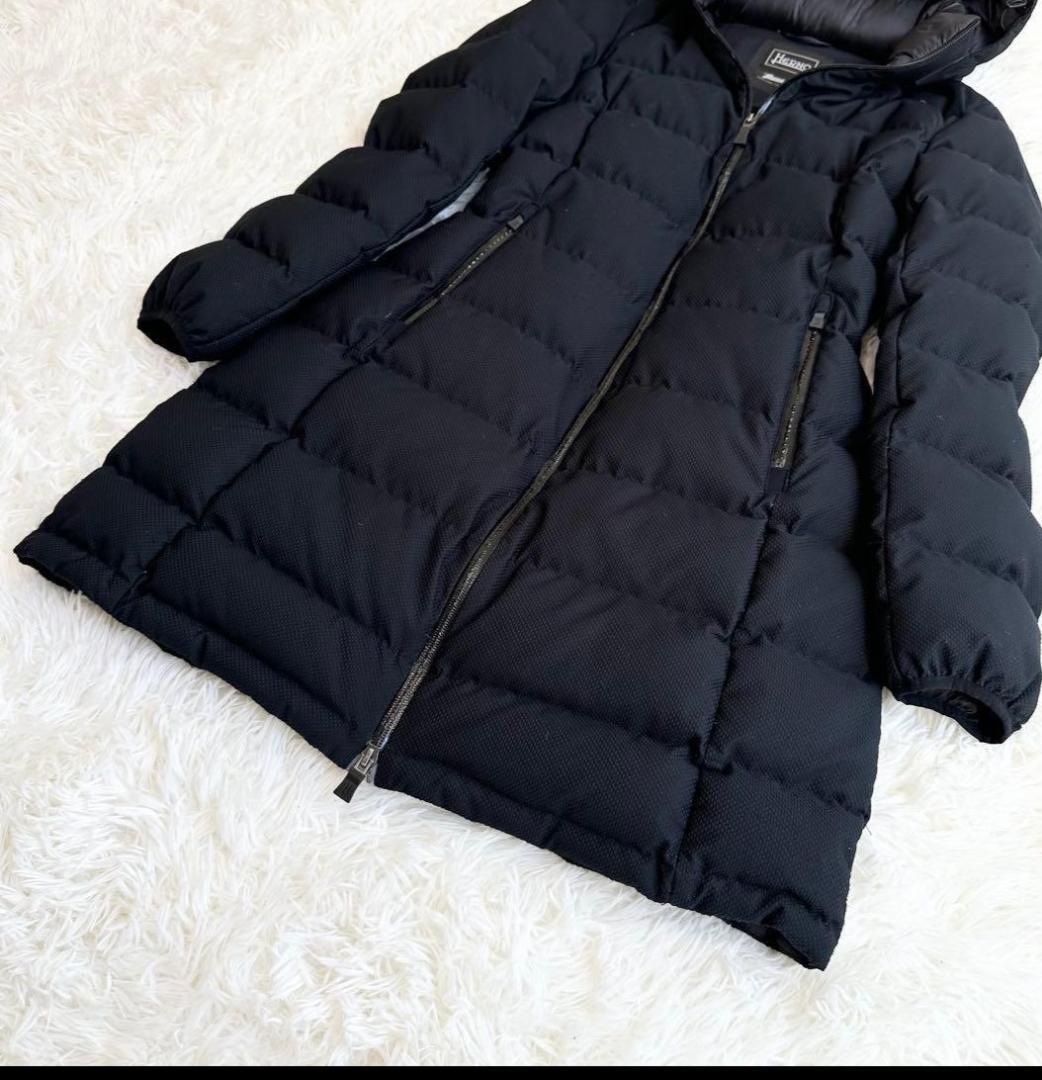HERNO ヘルノ ラミナー 2way ロングダウンコート　ブラック