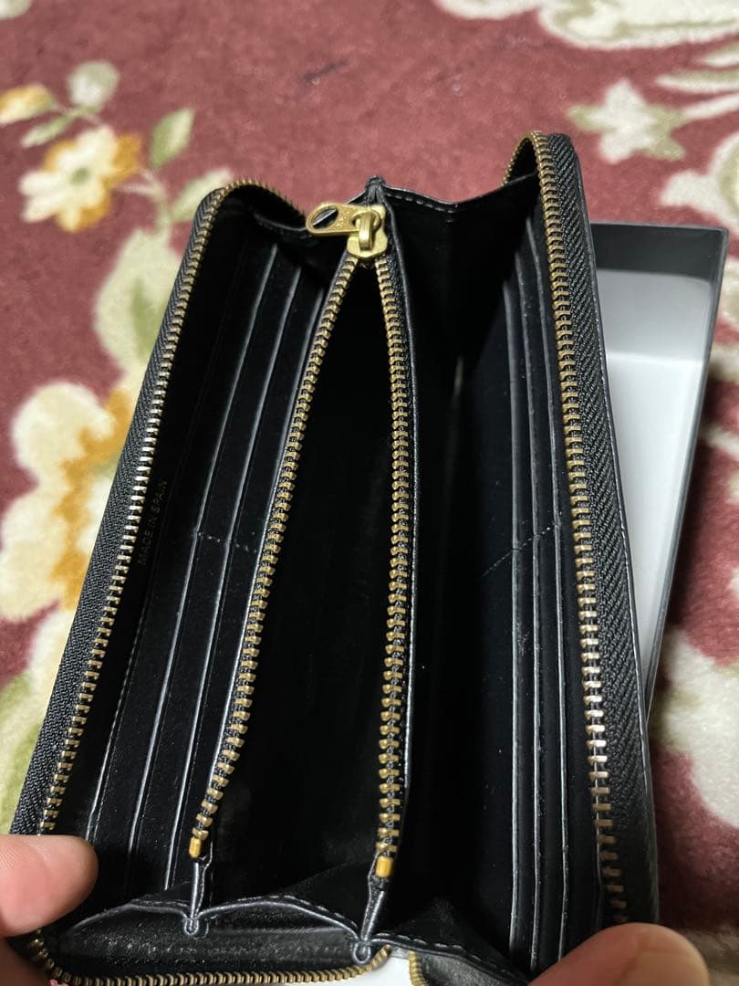 COMME des GARÇONS ブラック長財布 クラッチバック