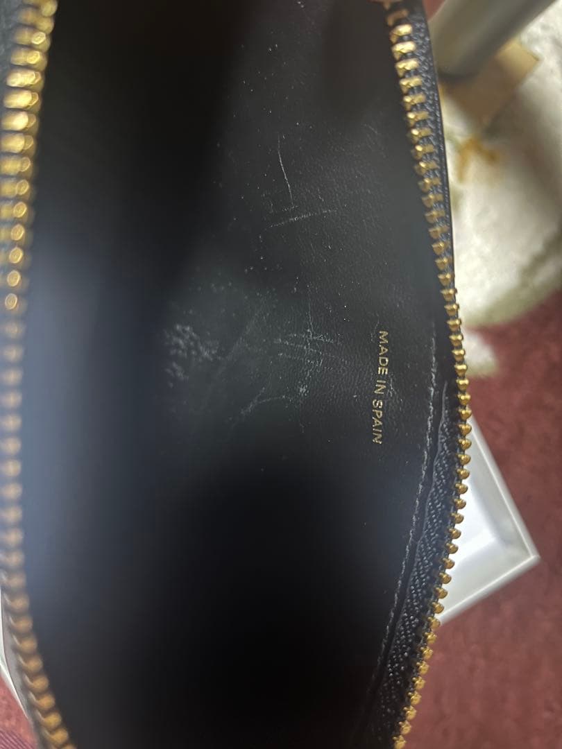 COMME des GARÇONS ブラック長財布 クラッチバック