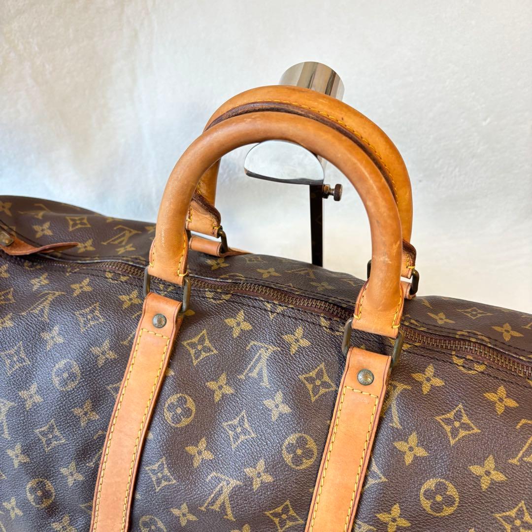 【希少✨】ルイヴィトン　ボストンバッグ　キーポル50レザー　モノグラム