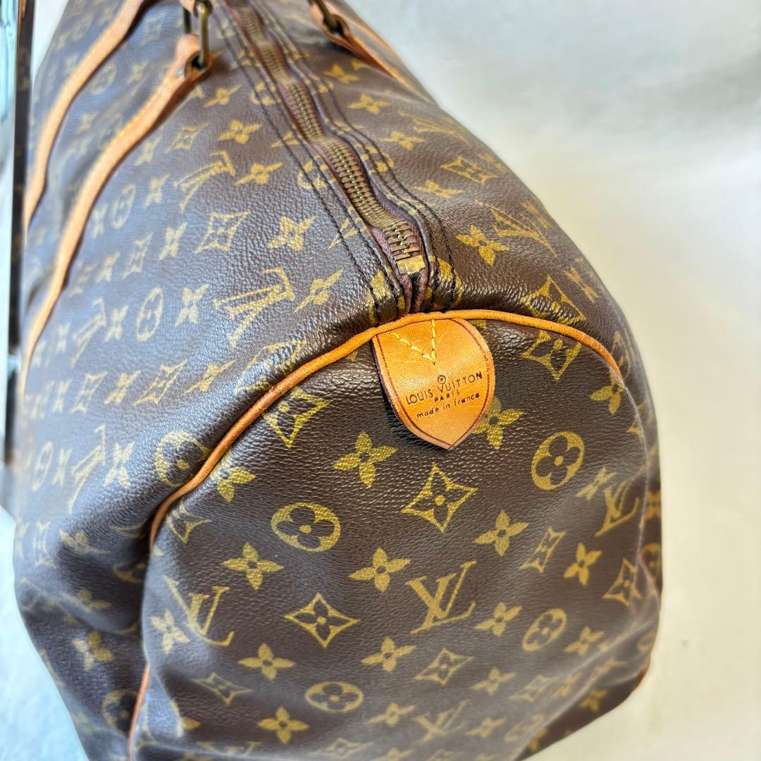 【希少✨】ルイヴィトン　ボストンバッグ　キーポル50レザー　モノグラム