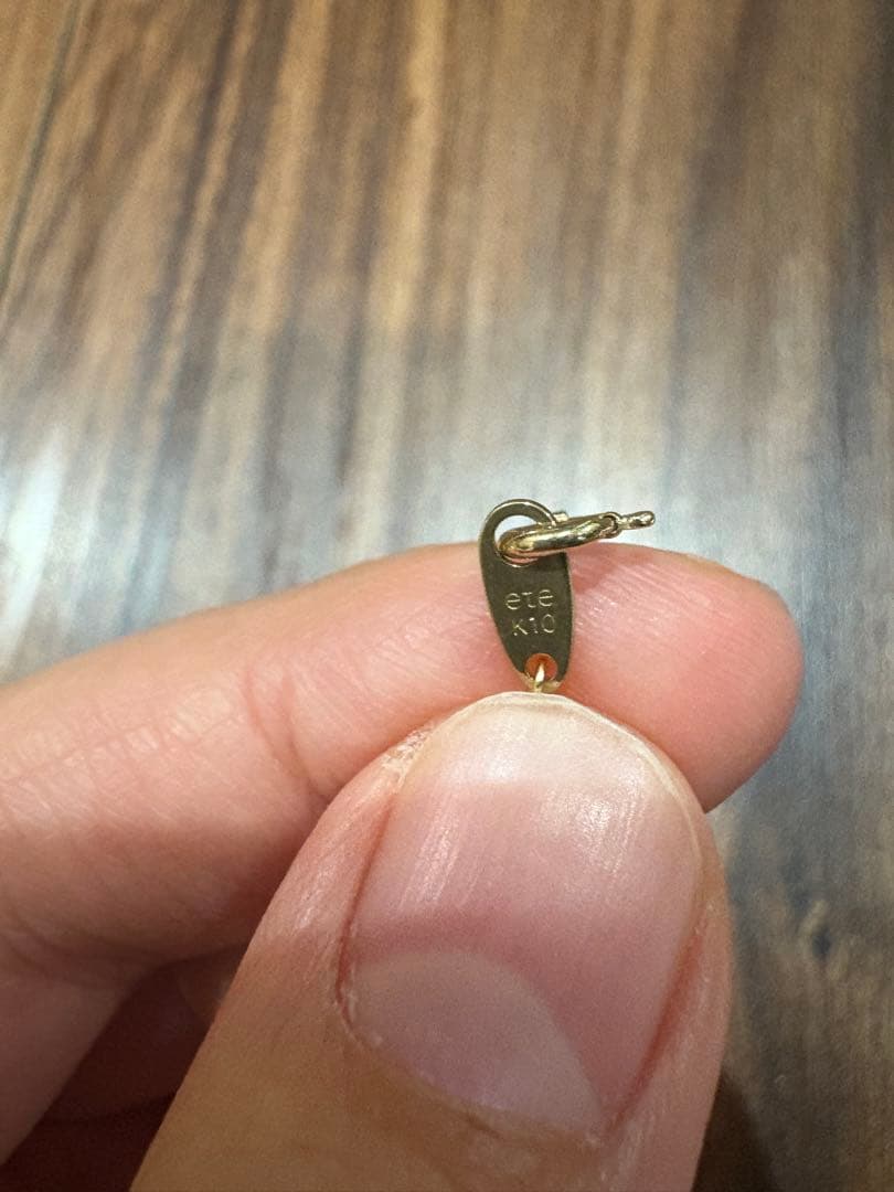 ete エテ　K10YG チェーンステーションブレスレット